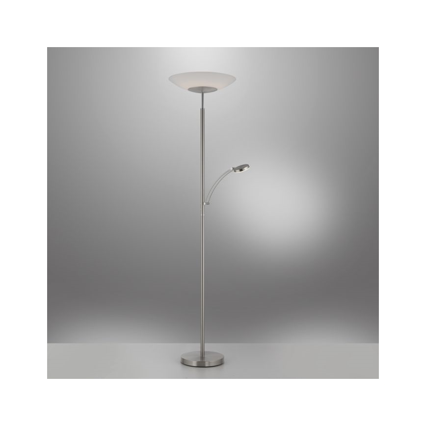 Paul Neuhaus 655-55 - LED Prigušiva podna lampa ALFRED 1xLED/28W+1xLED/4W/230V sjajni krom