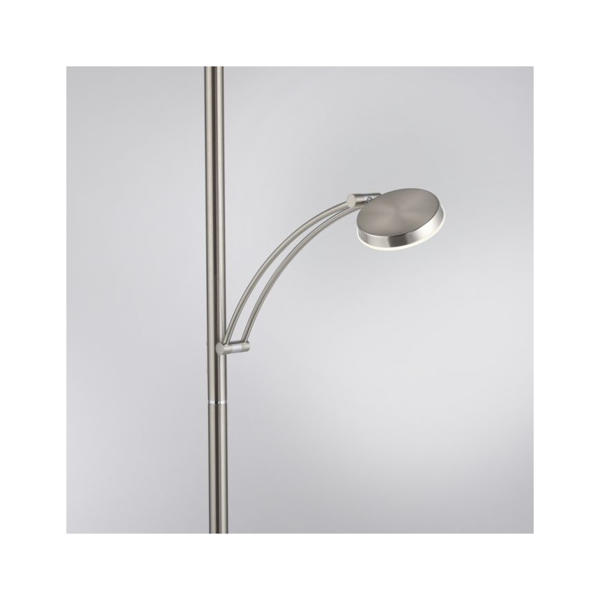 Paul Neuhaus 655-55 - LED Prigušiva podna lampa ALFRED 1xLED/28W+1xLED/4W/230V sjajni krom