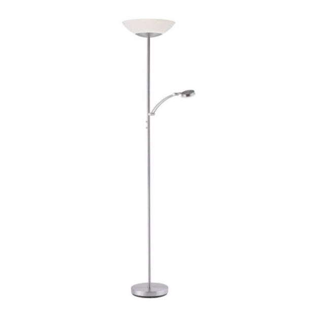 Paul Neuhaus 655-55 - LED Prigušiva podna lampa ALFRED 1xLED/28W+1xLED/4W/230V sjajni krom