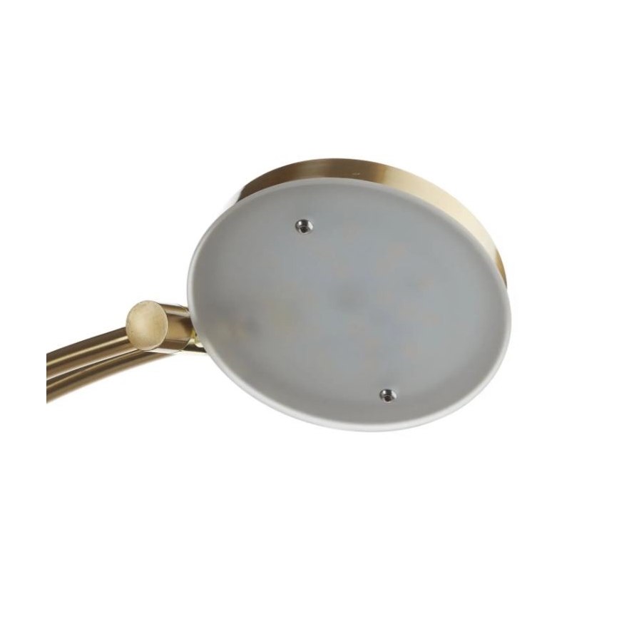 Paul Neuhaus 655-60 - LED prigušiva podna lampa ALFRED 1xLED/28W/230V+1xLED/4W/230V mesing