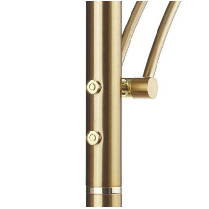 Paul Neuhaus 655-60 - LED prigušiva podna lampa ALFRED 1xLED/28W/230V+1xLED/4W/230V mesing