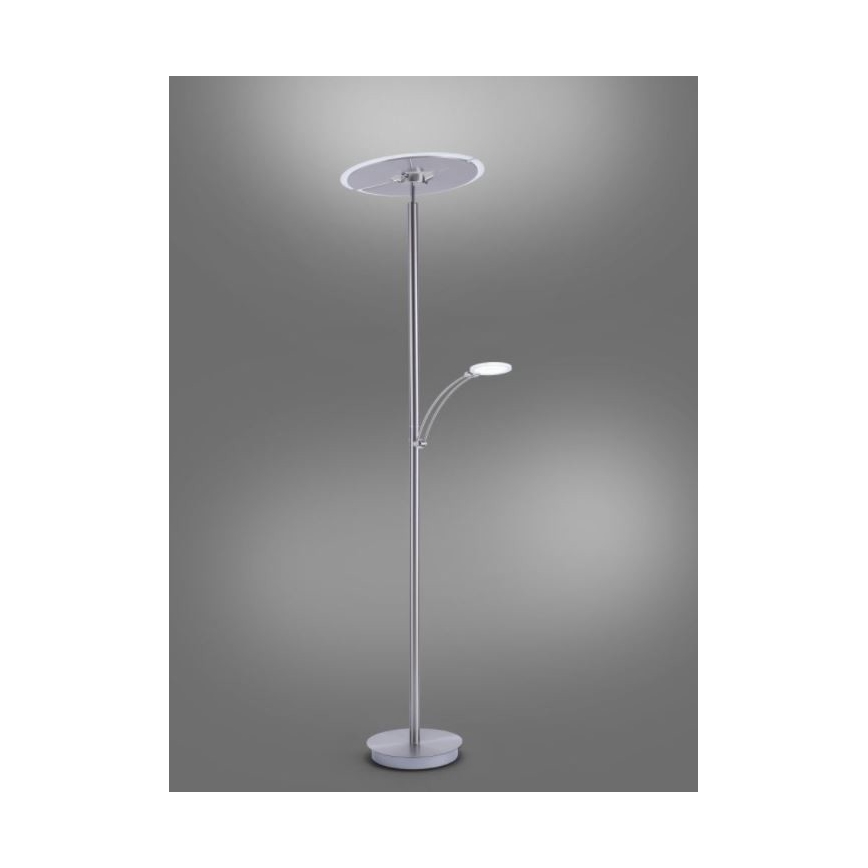 Paul Neuhaus 673-55 - LED Prigušiva podna lampa ARTUR 2xLED/21W/230V+1xLED/6W sjajni krom
