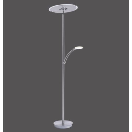 Paul Neuhaus 673-55 - LED Prigušiva podna lampa ARTUR 2xLED/21W/230V+1xLED/6W sjajni krom