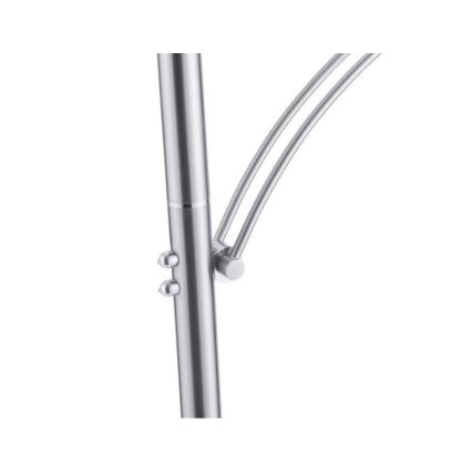 Paul Neuhaus 673-55 - LED Prigušiva podna lampa ARTUR 2xLED/21W/230V+1xLED/6W sjajni krom