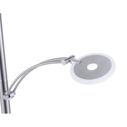 Paul Neuhaus 673-55 - LED Prigušiva podna lampa ARTUR 2xLED/21W/230V+1xLED/6W sjajni krom