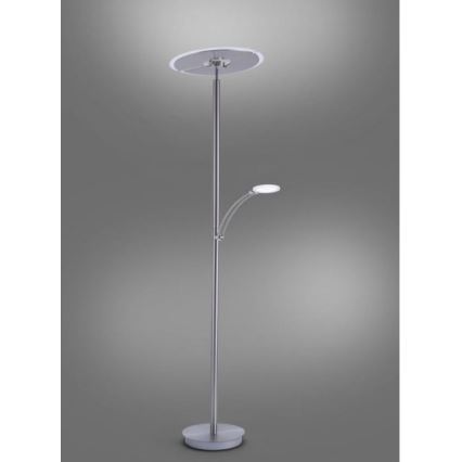 Paul Neuhaus 673-55 - LED Prigušiva podna lampa ARTUR 2xLED/21W/230V+1xLED/6W sjajni krom