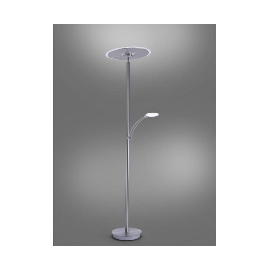 Paul Neuhaus 673-55 - LED Prigušiva podna lampa ARTUR 2xLED/21W/230V+1xLED/6W sjajni krom