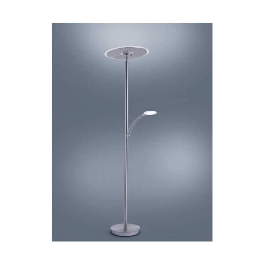 Paul Neuhaus 673-55 - LED Prigušiva podna lampa ARTUR 2xLED/21W/230V+1xLED/6W sjajni krom