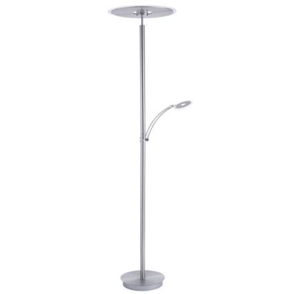 Paul Neuhaus 673-55 - prigušiva LED podna lampa ARTUR 2xLED/21W/230V+1xLED/6W sjajni hrom