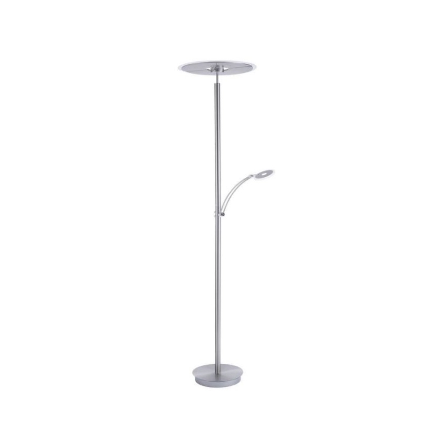 Paul Neuhaus 673-55 - prigušiva LED podna lampa ARTUR 2xLED/21W/230V+1xLED/6W sjajni hrom