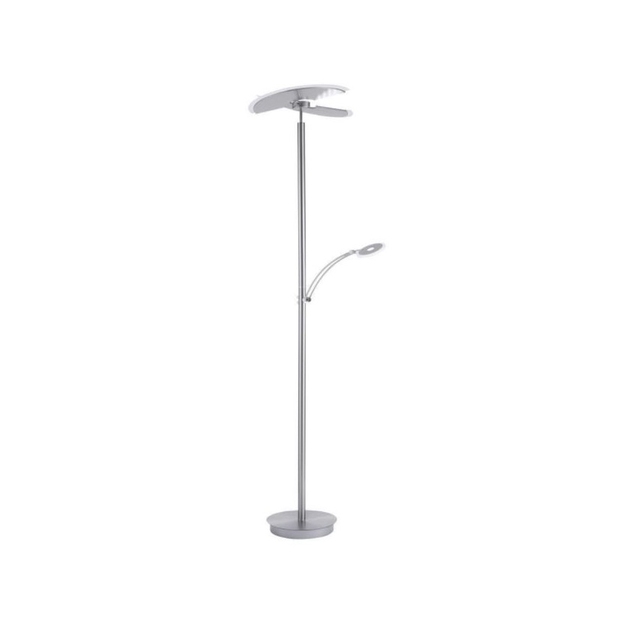 Paul Neuhaus 673-55 - prigušiva LED podna lampa ARTUR 2xLED/21W/230V+1xLED/6W sjajni hrom