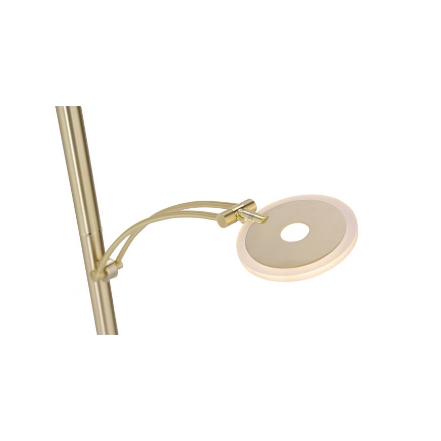 Paul Neuhaus 673-60 - LED prigušiva podna lampa ARTUR 2xLED/21W/230V+1xLED/6W zlatna