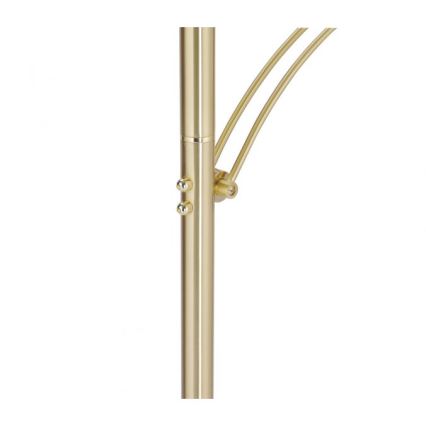 Paul Neuhaus 673-60 - LED prigušiva podna lampa ARTUR 2xLED/21W/230V+1xLED/6W zlatna