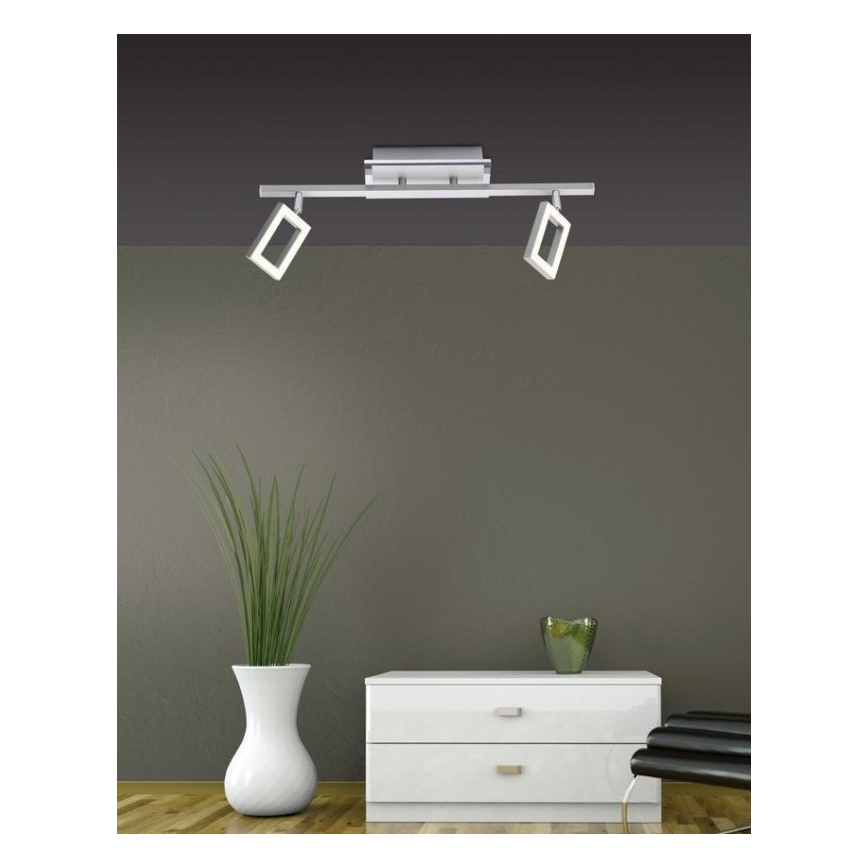 Paul Neuhaus 6958-55 - LED Reflektorska lampa INIGO 2xLED/4,2W/230V
