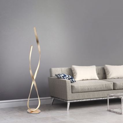 Paul Neuhaus 720-12 - LED Prigušiva podna lampa LINDA LED/27W/230V zlatna
