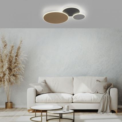 Paul Neuhaus 8007-70 - LED Prigušiva plafonjera Q-PIATO LED/35W/230V 2700-5000K Wi-Fi + Daljinski upravljač