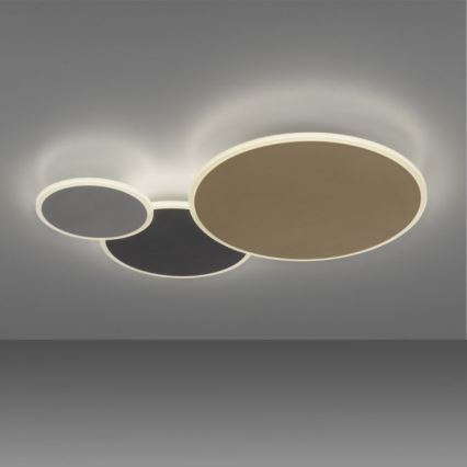 Paul Neuhaus 8007-70 - LED Prigušiva plafonjera Q-PIATO LED/35W/230V 2700-5000K Wi-Fi + Daljinski upravljač