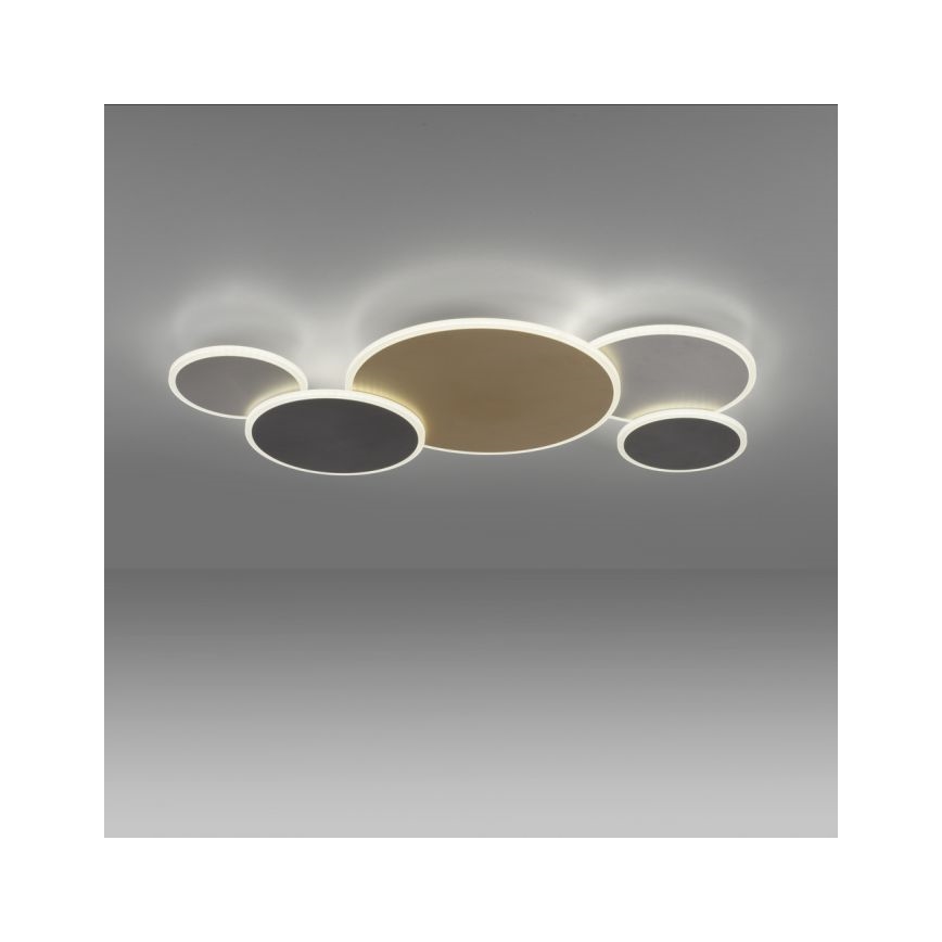 Paul Neuhaus 8008-70 - LED Prigušiva plafonjera Q-PIATO LED/49W/230V 2700-5000K Wi-Fi + Daljinski upravljač