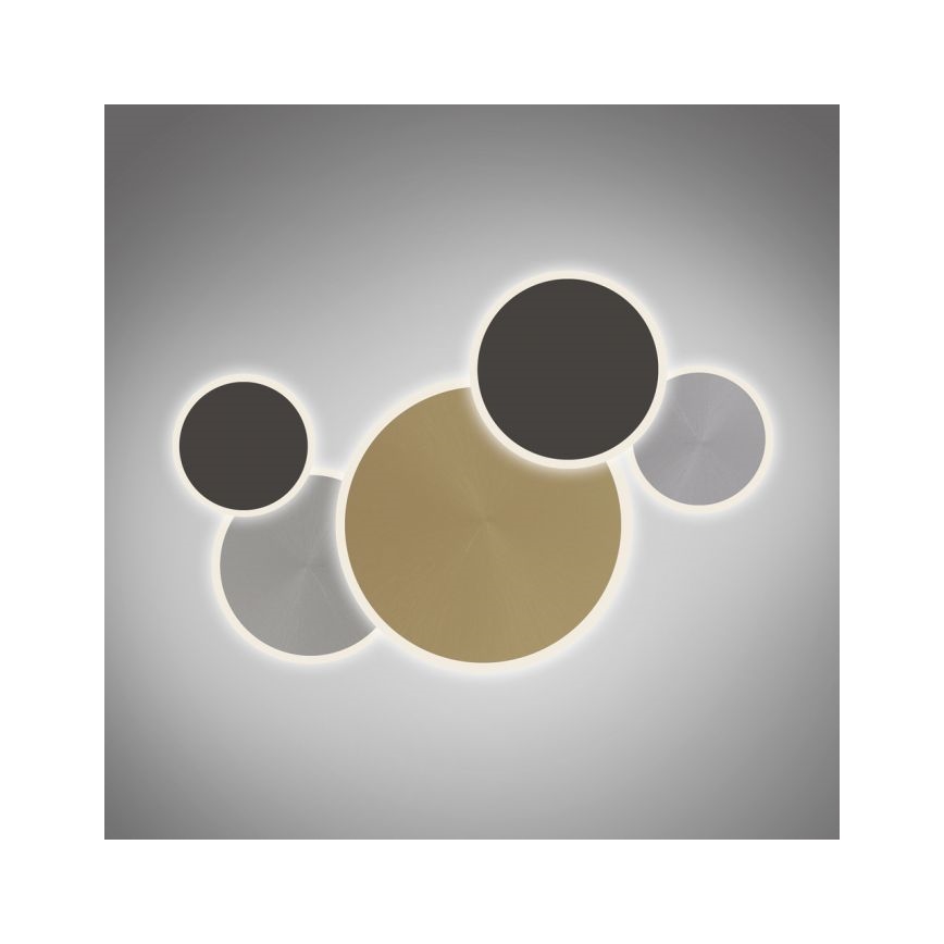Paul Neuhaus 8008-70 - LED Prigušiva plafonjera Q-PIATO LED/49W/230V 2700-5000K Wi-Fi + Daljinski upravljač
