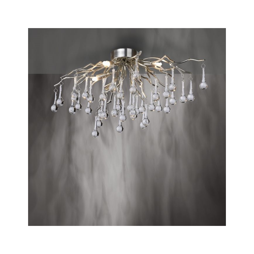 Paul Neuhaus 8090-55 - Prisadni luster ICICLE 4xG9/40W/230V 30x60 cm sjajni hrom