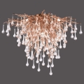 Paul Neuhaus 8091-11 - Plafonski luster ICICLE 9xG9/40W/230V prečnik 50 cm mesing