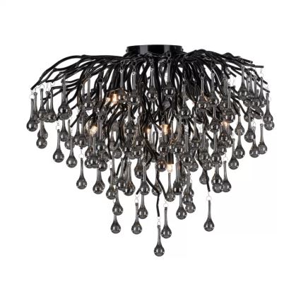 Paul Neuhaus 8091-18 - Plafonski luster ICICLE 9xG9/40W/230V, prečnik 50 cm, crne boje