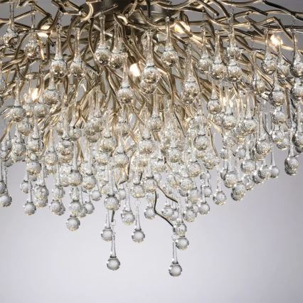 Paul Neuhaus 8092-55 - Plafonski luster ICICLE 14xG9/40W/230V prečnika 100 cm sjajni hrom