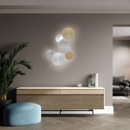 Paul Neuhaus 8152-79 - LED Prigušiva zidna lampa PUNTUA LED/1W/3,7V 2200 mAh + Daljinski upravljač