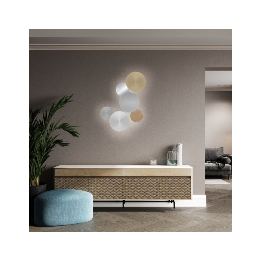 Paul Neuhaus 8152-79 - LED Prigušiva zidna lampa PUNTUA LED/1W/3,7V 2200 mAh + Daljinski upravljač