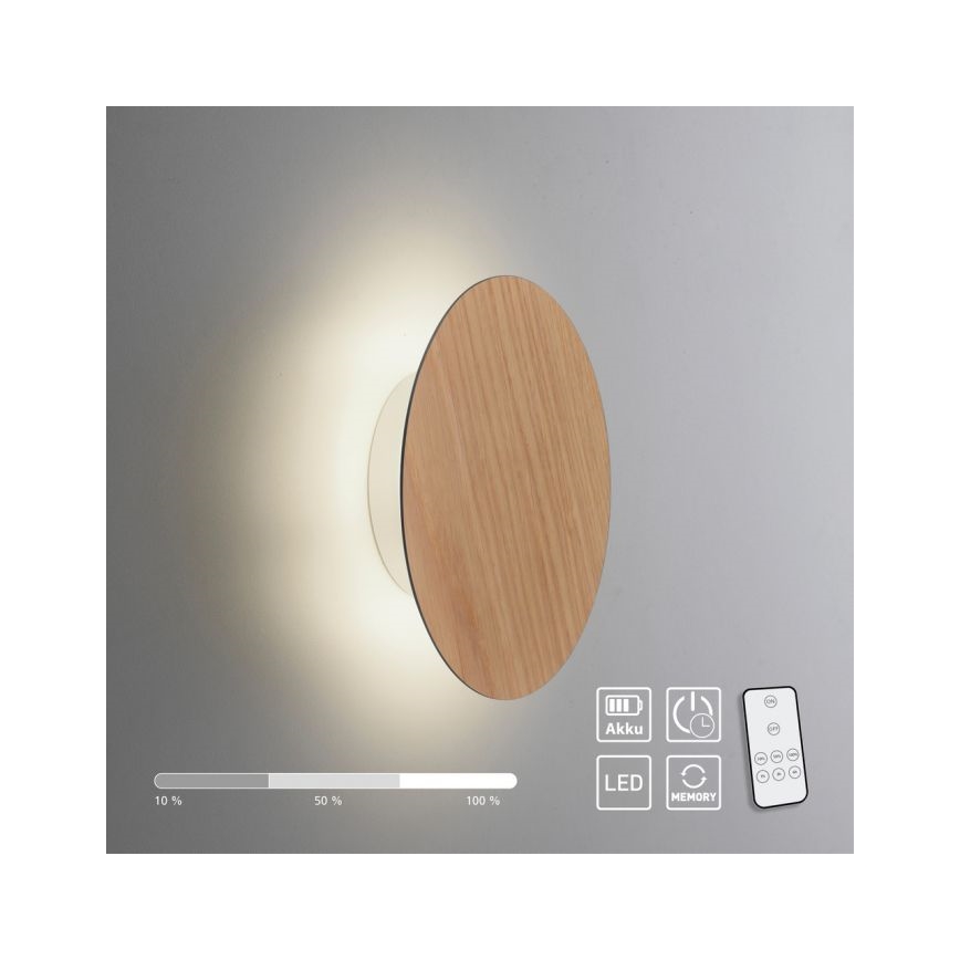 Paul Neuhaus 8152-79 - LED Prigušiva zidna lampa PUNTUA LED/1W/3,7V 2200 mAh + Daljinski upravljač