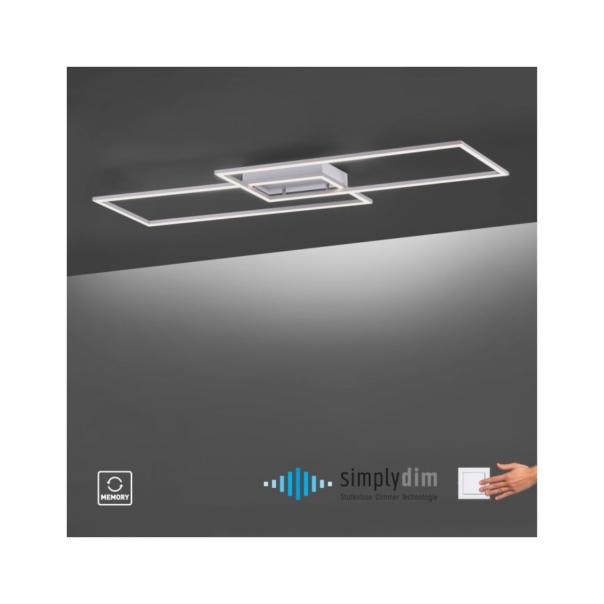 Paul Neuhaus 8194-55 - LED prigušiva plafonski luster INIGO 2xLED/20W/230V