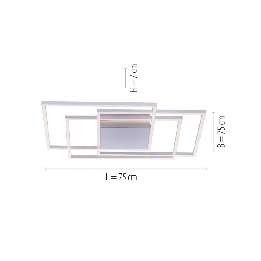Paul Neuhaus 8256-55 - LED prigušiva plafonska svetiljka INIGO 3xLED/16W/230V