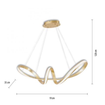 Paul Neuhaus 8292-12 - LED Prigušivi luster na sajli MELINDA LED/38W/230V