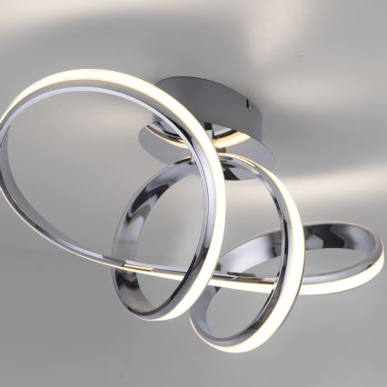 Paul Neuhaus 8331-17 - prigušiva LED plafonjera MELINDA LED/30W/230V sjajni hrom