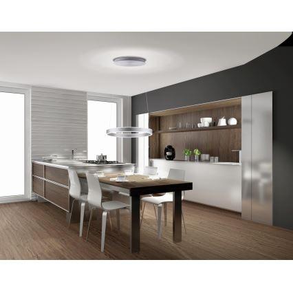 Paul Neuhaus 8361-55 - Prigušiva LED luster na sajli sa senzorom ARINA LED/27W/230V