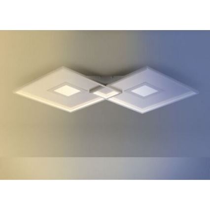 Paul Neuhaus 8378-55 - LED Prigušiva plafonjera AMARA LED/45W/230V sjajni krom + Daljinski upravljač