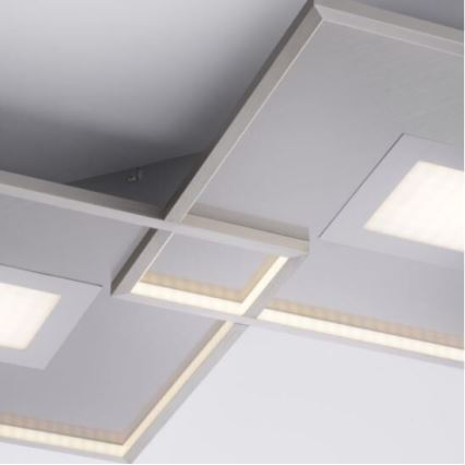 Paul Neuhaus 8378-55 - LED Prigušiva plafonjera AMARA LED/45W/230V sjajni krom + Daljinski upravljač