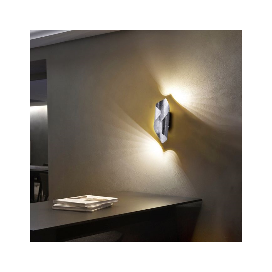 Paul Neuhaus 9030-21 - LED Zidna lampa NEVIS LED/6W/230V srebrno