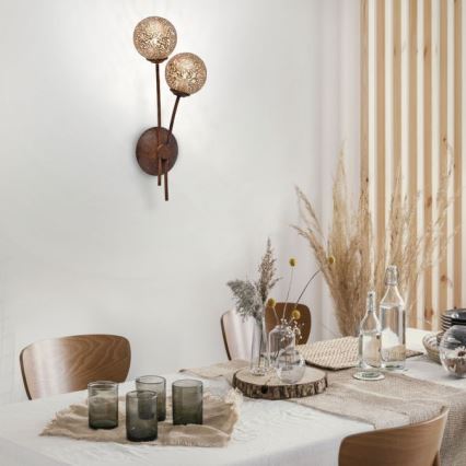 Paul Neuhaus 9032-48 - Zidna svetiljka GRETA 2xG9/40W/230V