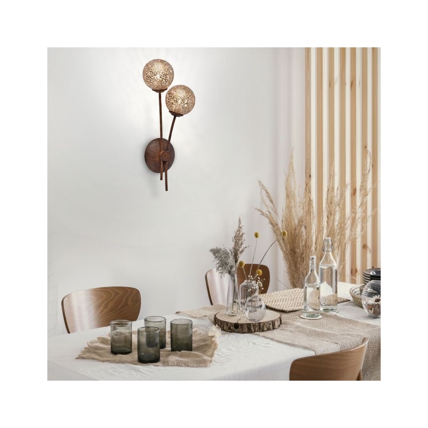 Paul Neuhaus 9032-48 - Zidna svetiljka GRETA 2xG9/40W/230V