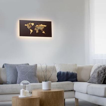 Paul Neuhaus 9056-48 - LED Zidna dekorativna lampa MAP LED/25W/230V 3000K