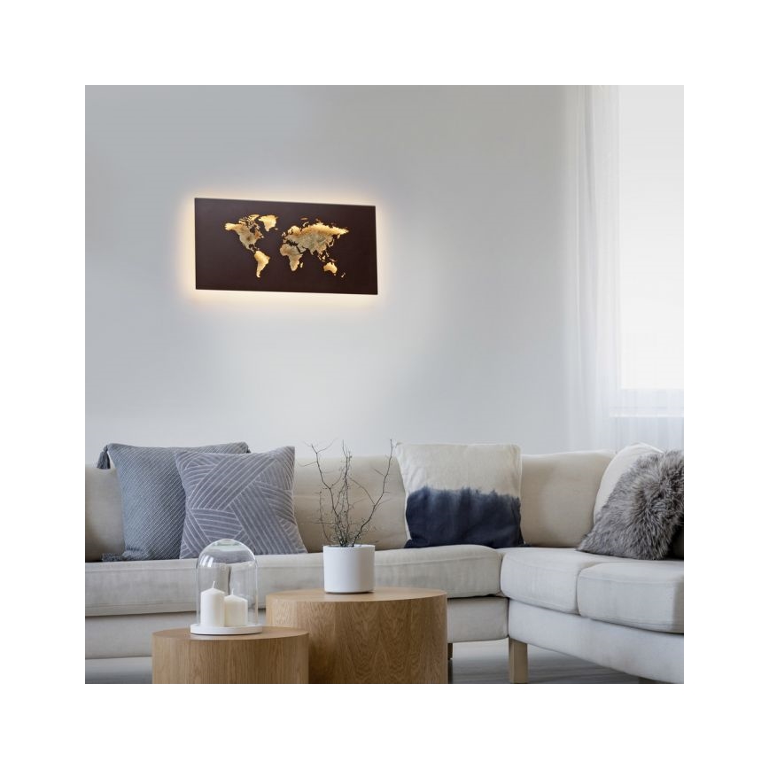 Paul Neuhaus 9056-48 - LED Zidna dekorativna lampa MAP LED/25W/230V 3000K