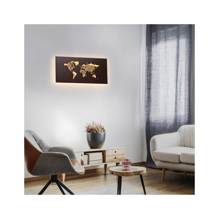 Paul Neuhaus 9056-48 - LED Zidna dekorativna lampa MAP LED/25W/230V 3000K