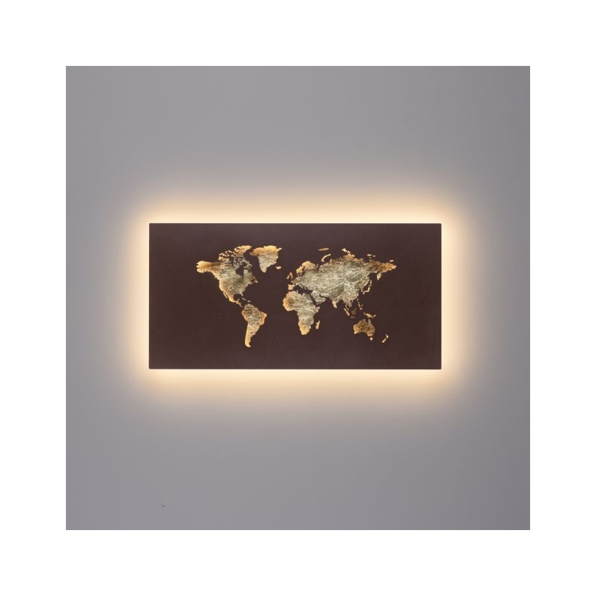 Paul Neuhaus 9056-48 - LED Zidna dekorativna lampa MAP LED/25W/230V 3000K