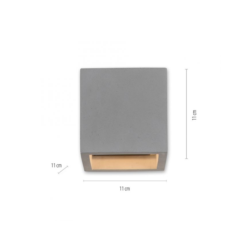 Paul Neuhaus 9069-22 - Zidna lampa ETON 1xG9/25W/230V beton