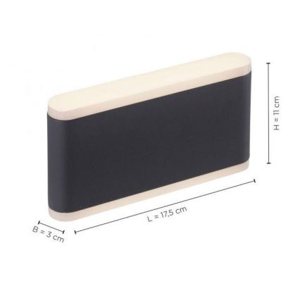 Paul Neuhaus 9483-13 - LED spoljno zidno svetlo ELSA 2xLED/5,4W/230V IP65