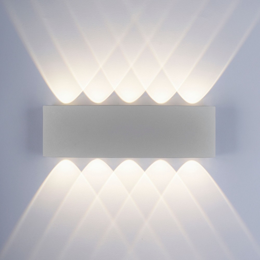 Paul Neuhaus 9489-21 - LED Spoljna zidna lampa CARLO 10xLED/0,8W/230V IP54