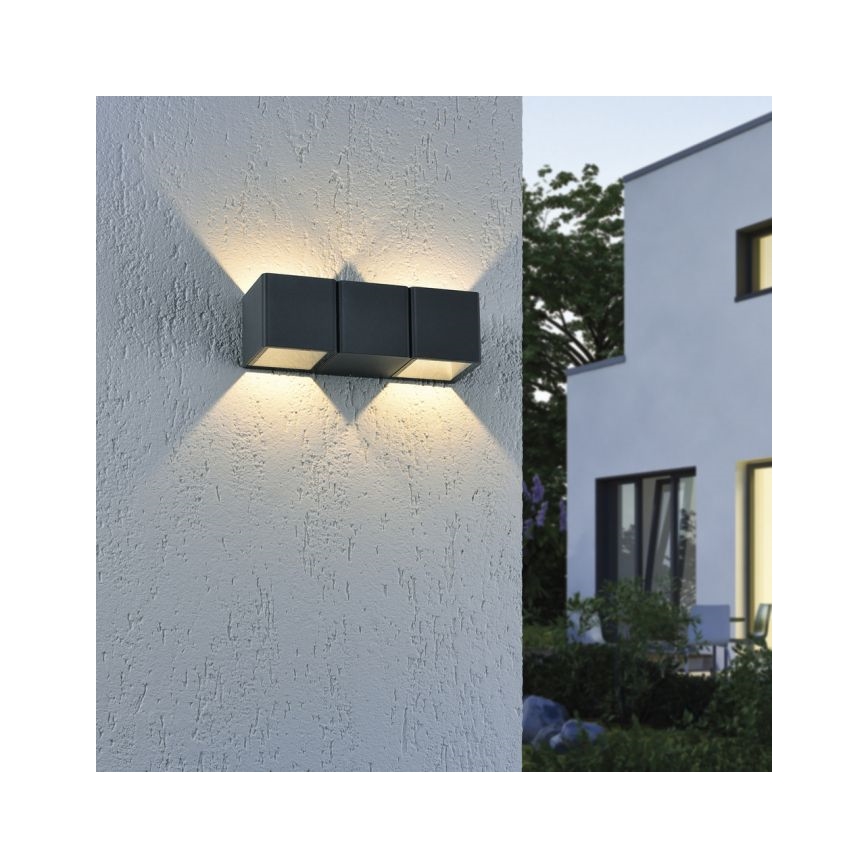 Paul Neuhaus 9658-13 - LED Spoljna zidna lampa MARCEL 2xLED/4W/230V IP54