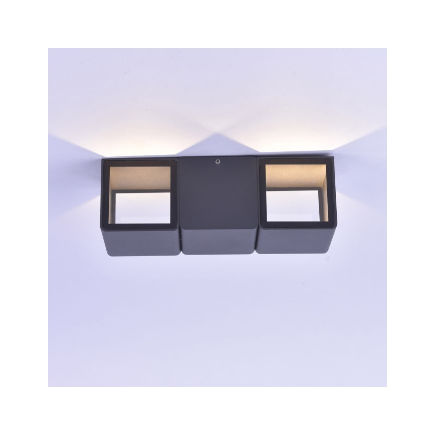Paul Neuhaus 9658-13 - LED Spoljna zidna lampa MARCEL 2xLED/4W/230V IP54
