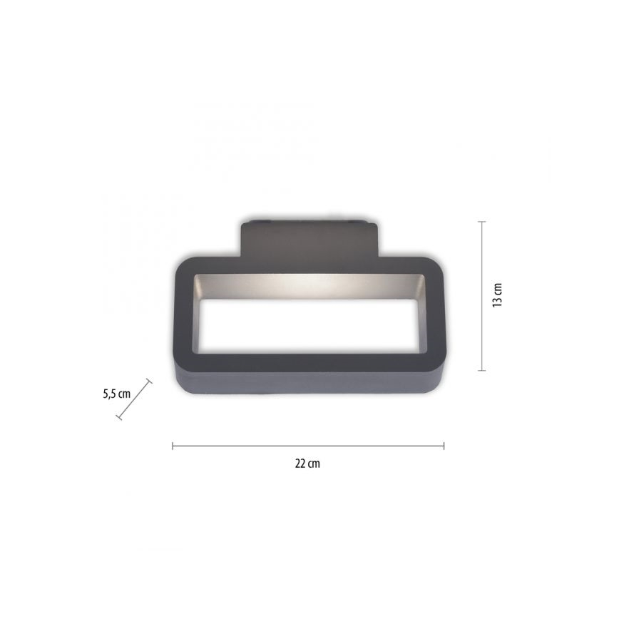 Paul Neuhaus 9668-13 - LED Spoljna zidna lampa HENDRIK LED/5,2W/230V IP54
